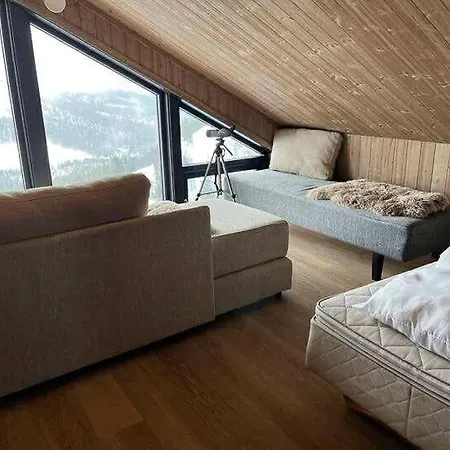 Hébergement de vacances With Inout And View Of Loefjell